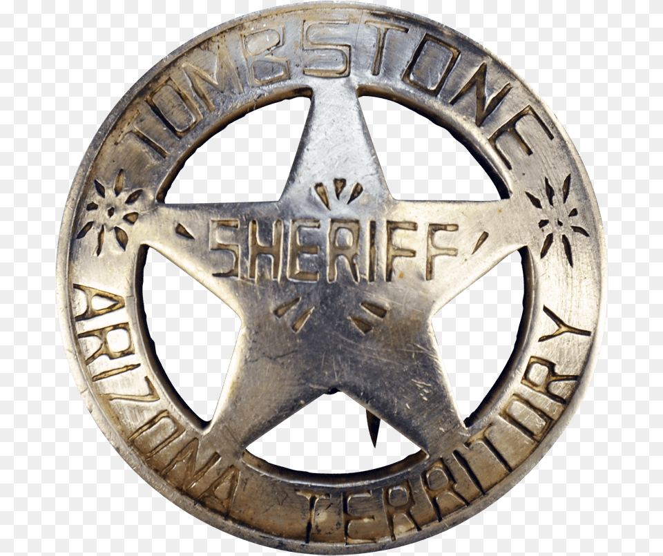 Tombstone Sheriff Badge, Logo, Machine, Symbol, Wheel Png