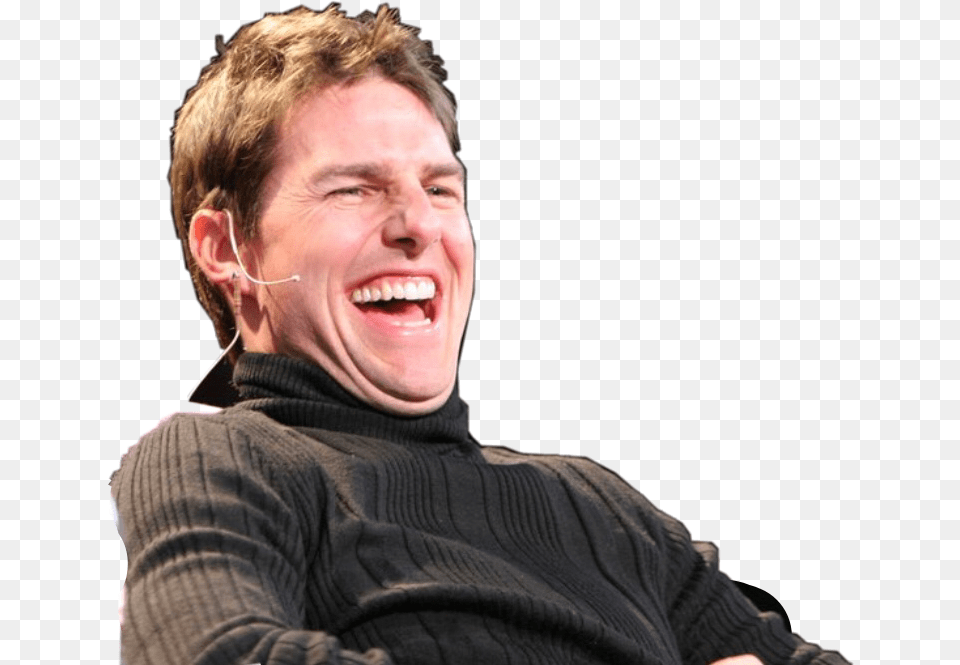 Tomcruise Laugh Laughing Freetoedit Tom Cruise Laughing, Adult, Face, Happy, Head Free Png Download
