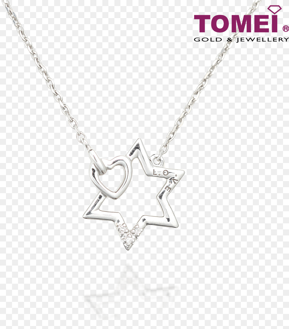 Tomei White Gold 375 Diamond Pendant With Chain 2000x2000 Tomei Jewellery, Accessories, Jewelry, Necklace Free Png