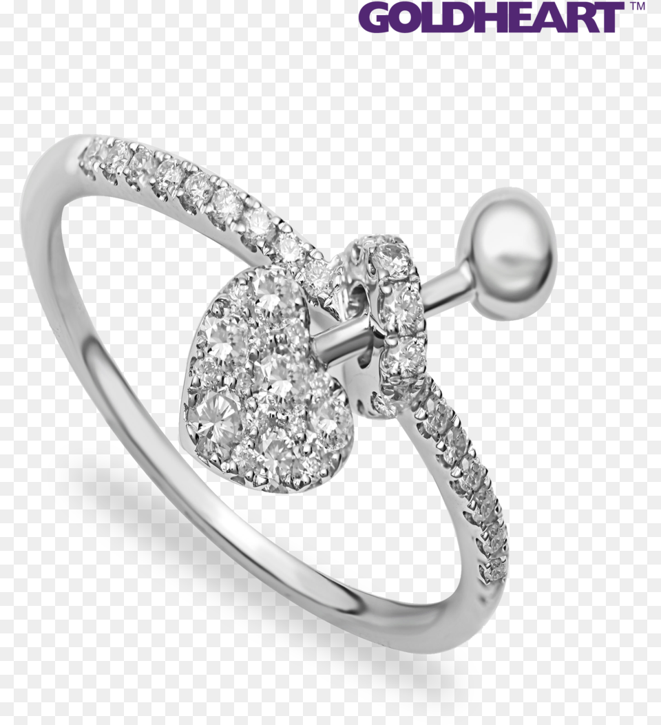 Tomei White Gold 750 Cupids Kisses Diamond Ring Engagement Ring, Accessories, Jewelry, Silver, Gemstone Png