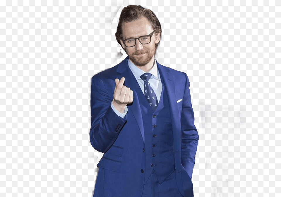 Tomhiddleston Loki Blue Heart Love Tom Hiddleston Fingers, Hand, Formal Wear, Finger, Person Png Image