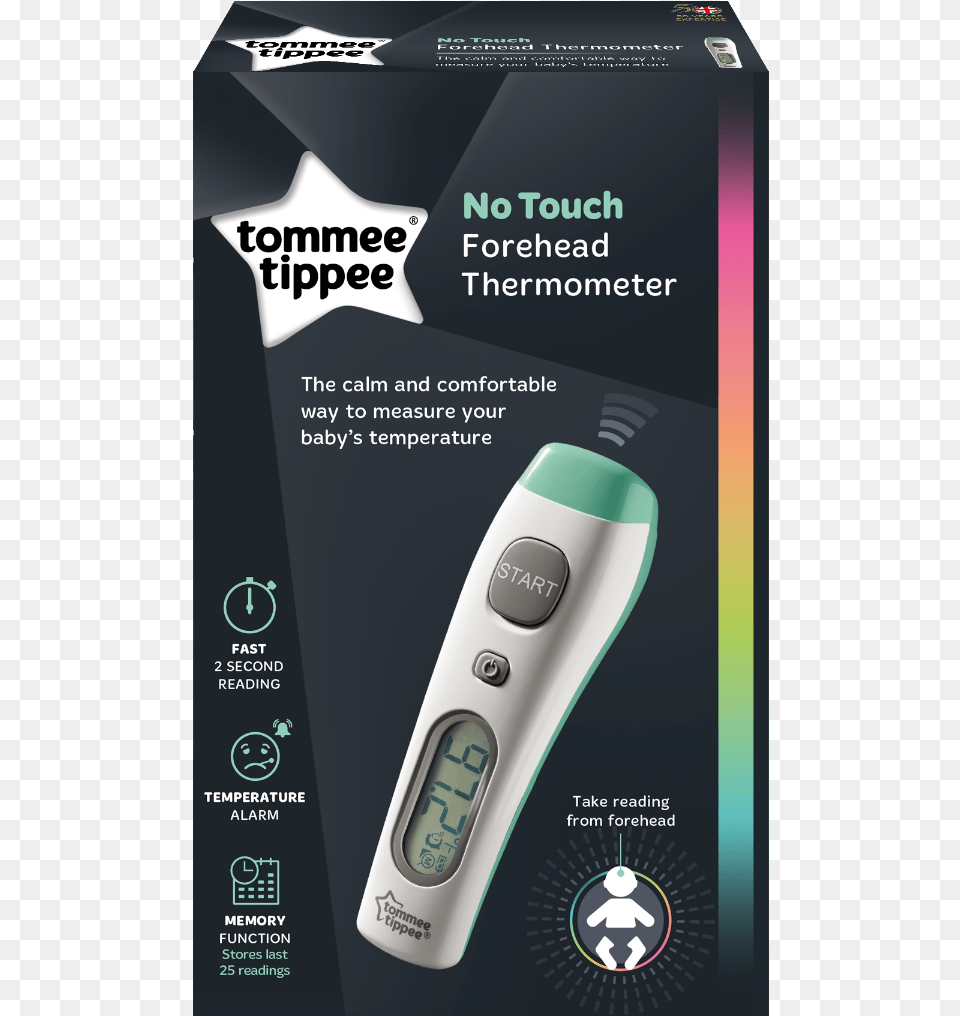 Tommee Tippee No Touch Thermometer, Advertisement, Computer Hardware, Electronics, Hardware Free Png Download