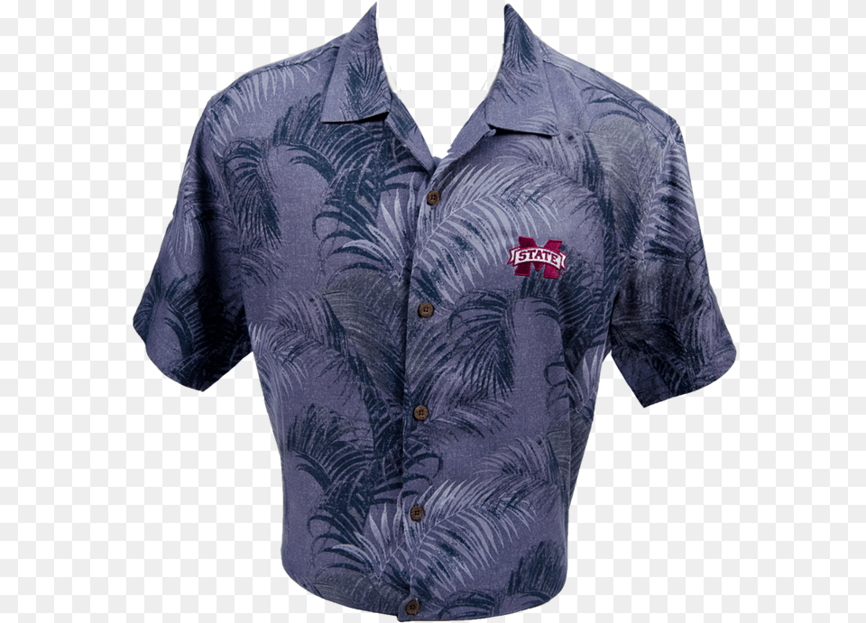 Tommy Bahama Palm Fronds Banner M Short Sleeve Hawaiian Hawaiian Shirt Transparent, Clothing, Coat, Beachwear, Pattern Free Png