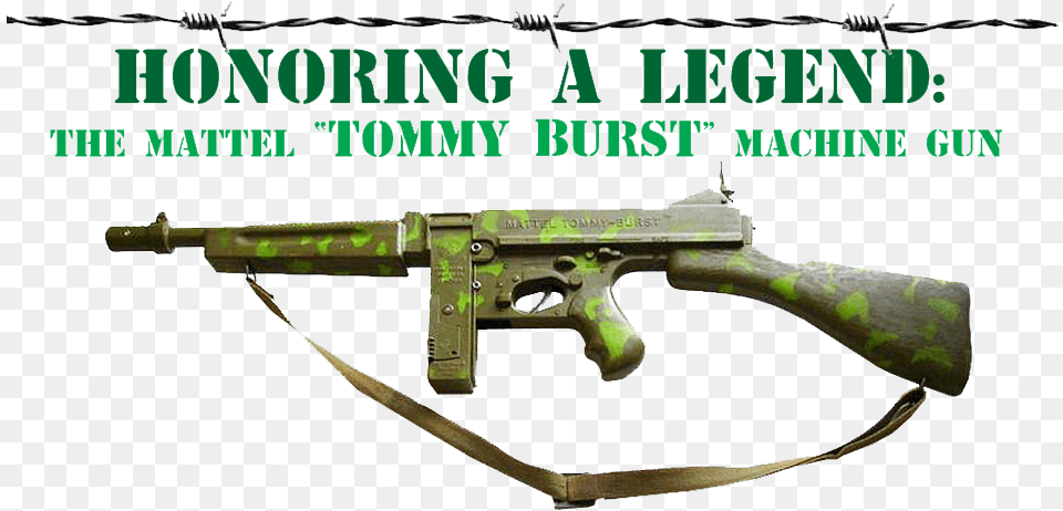Tommy Burst May Contain Scotch Square Sticker 3quot X, Firearm, Gun, Machine Gun, Rifle Png Image