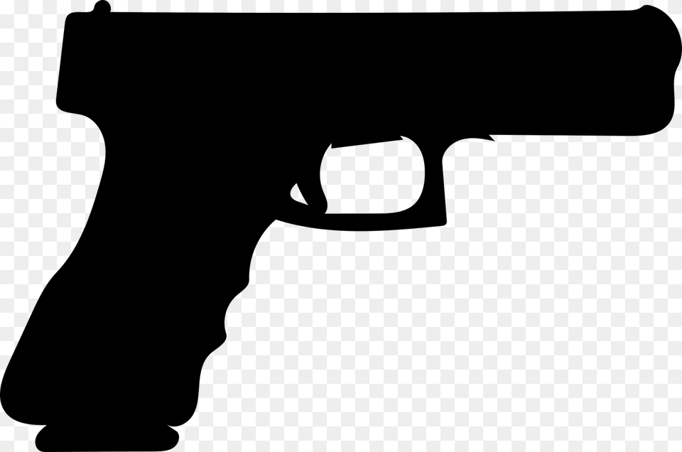 Tommy Gun Machine Gun Rifle Battle Ammunition Transparent Background Gun Clipart, Gray Free Png Download