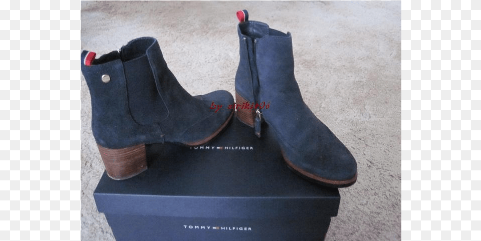 Tommy Hilfiger Chelsea Boots Damen Blau, Clothing, Footwear, Shoe, Glove Free Png Download