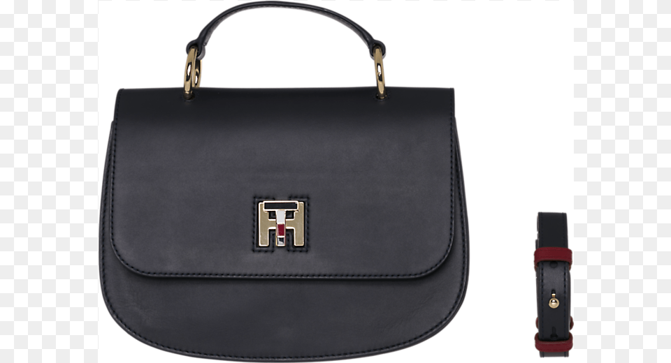 Tommy Hilfiger Leather Twist Crossover Bag Handbag, Accessories, Purse Free Png