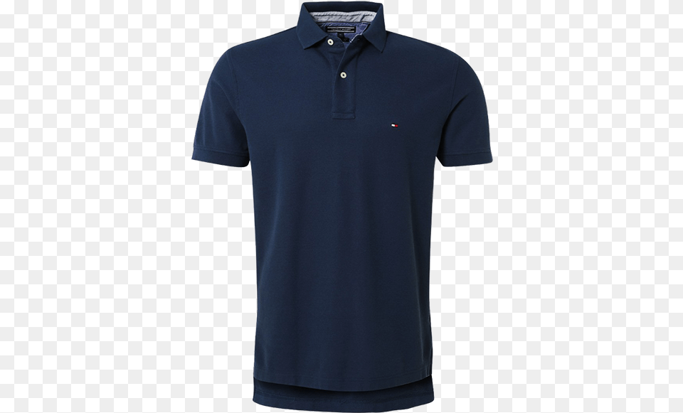 Tommy Hilfiger Navy Blue Polo, Clothing, Shirt, T-shirt Free Png Download