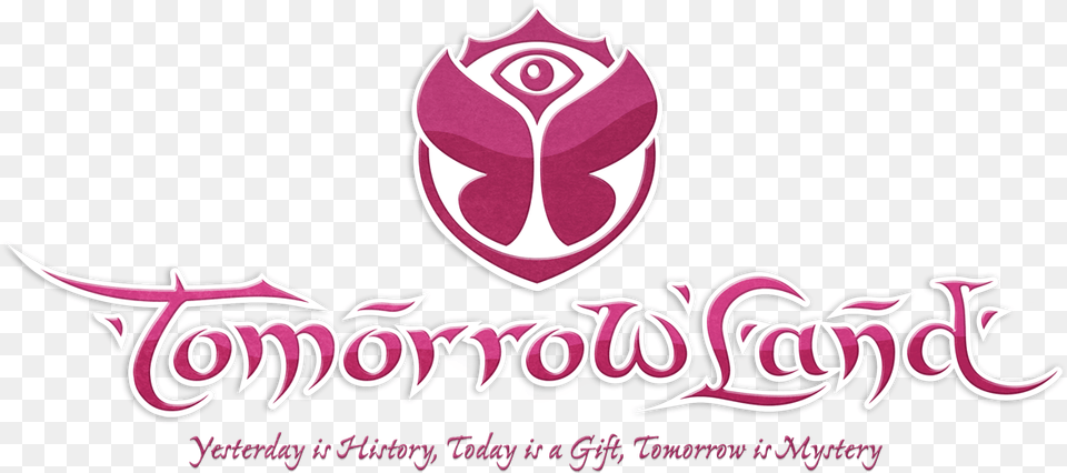 Tomorrowland Logo Kopie Graphic Design, Flower, Plant, Rose Free Png Download