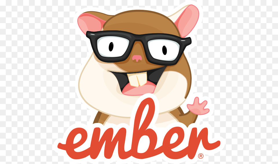 Tomster Lockup Dark Background Ember Js, Accessories, Glasses, Baby, Person Free Transparent Png