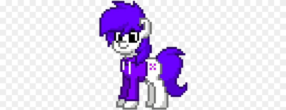 Tomsworld Pony Town, Purple Free Png Download
