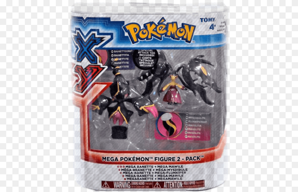 Tomy Mega Pokemon Figure 2 Pack Xy Mega Bannete Mega Mega Mewtwo, Arcade Game Machine, Game Free Png Download