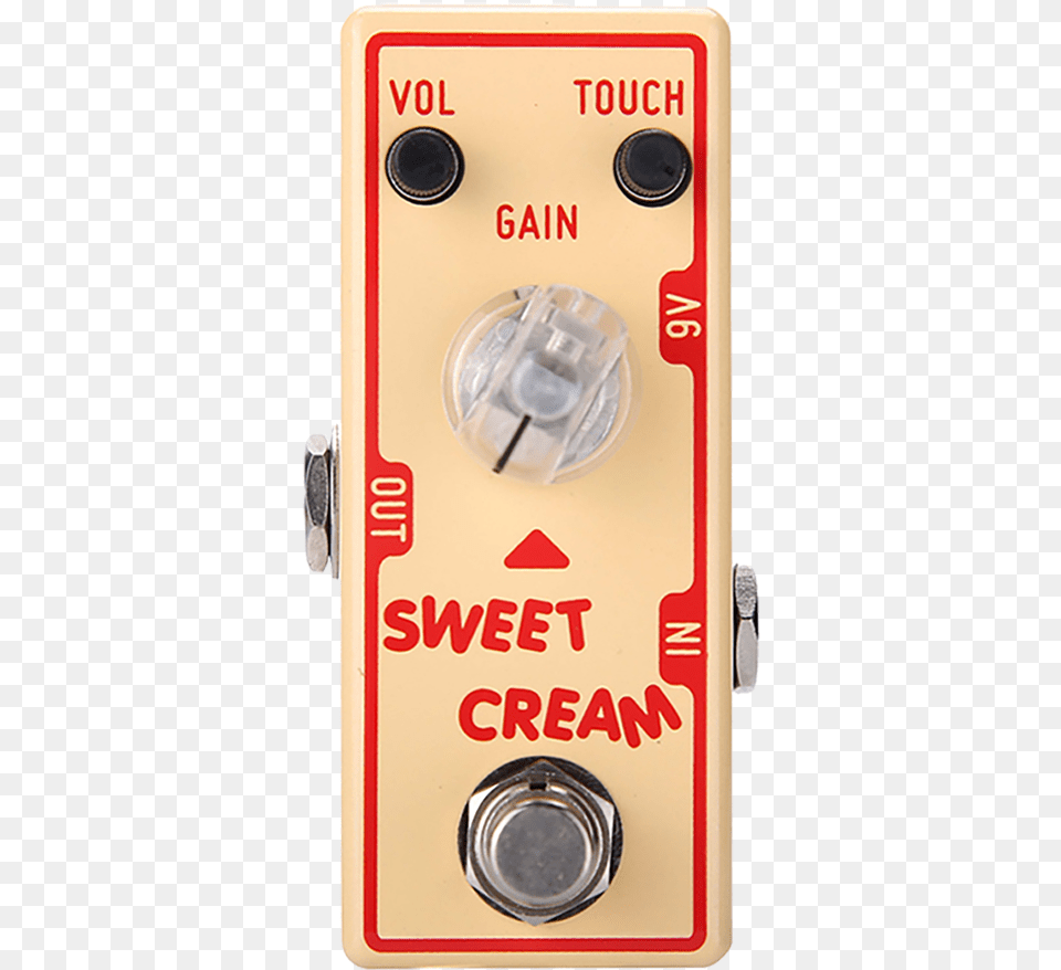 Tone City Sweet Cream Overdrive Pedal Tone City Pedals Sweet Cream, Electrical Device, Switch, Can, Tin Free Png