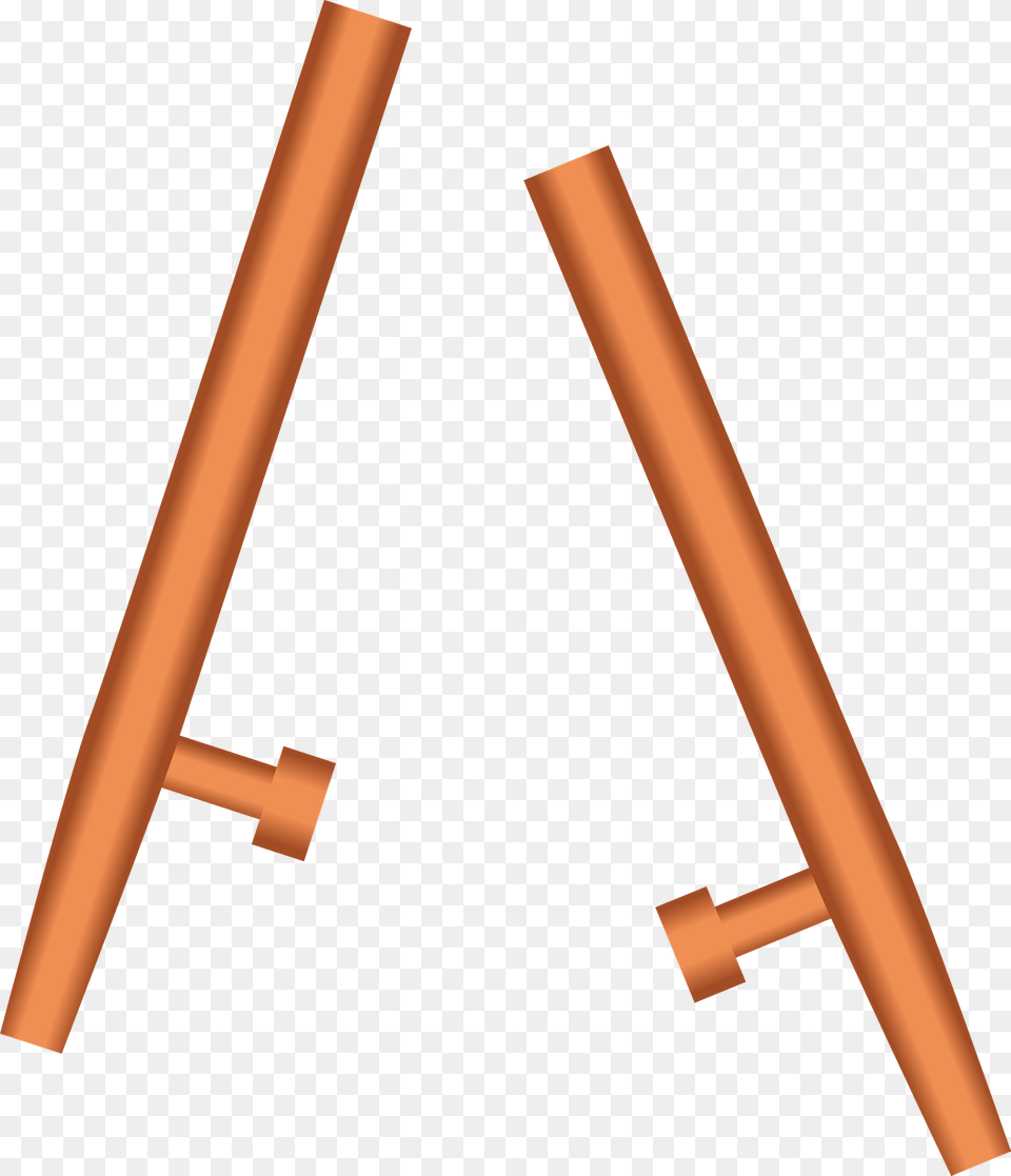 Tonfa Weapon Clipart, Triangle, Furniture Free Png