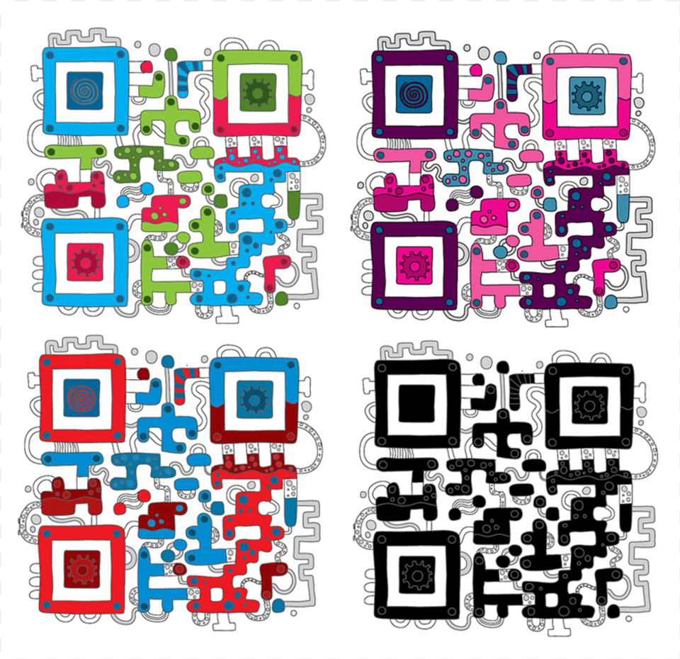 Tongue Clip Art Black And White, Pattern, Graphics, Qr Code Free Png Download