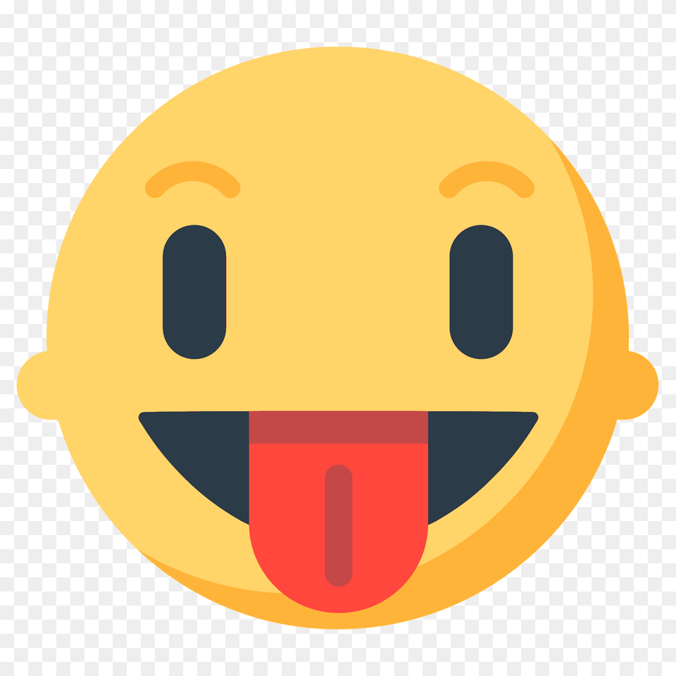 Tongue Emoji Clipart, Logo, Badge, Symbol, Toy Png Image