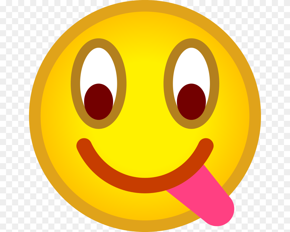 Tongue Emoticon, Disk, Toy, Food, Sweets Free Png