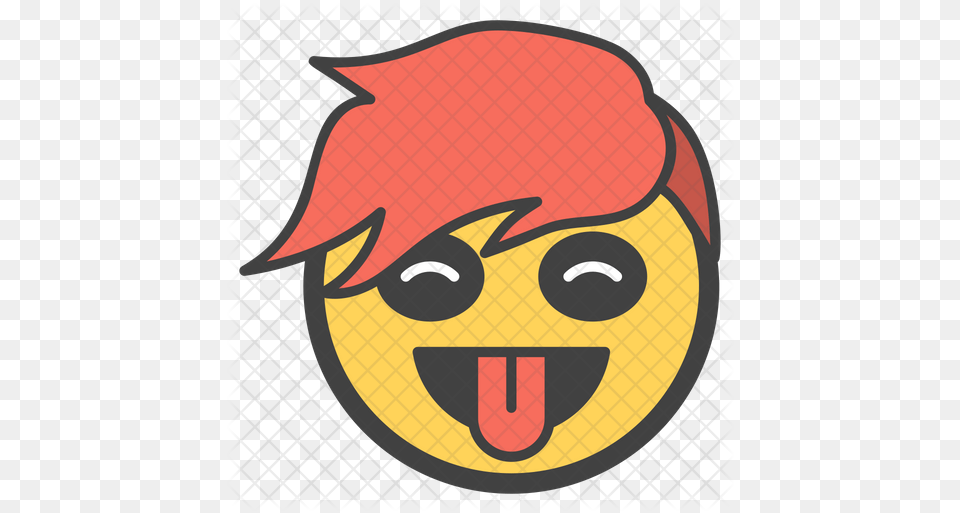 Tongue Out Boy Emoji Icon Cartoon, Photography Free Png Download