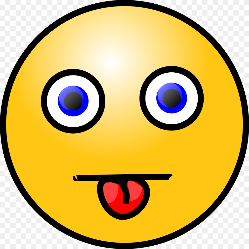Tongue Out Cartoon Smiley Face No Background, Sphere, Disk Png