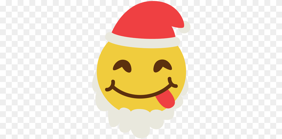 Tongue Santa Claus Emoticon 3 Transparent U0026 Svg Vector Christmas Emoticon, Baby, Person, Food Png