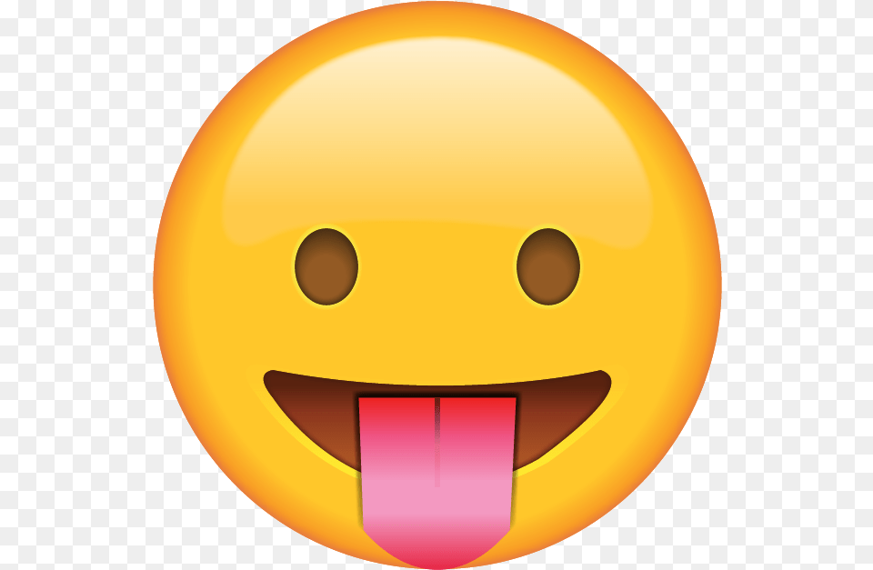 Tongue Sticking Out Emoji, Disk, Outdoors Free Png