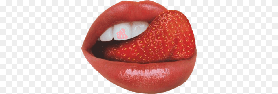 Tongue Strawberry, Mouth, Body Part, Person, Produce Png