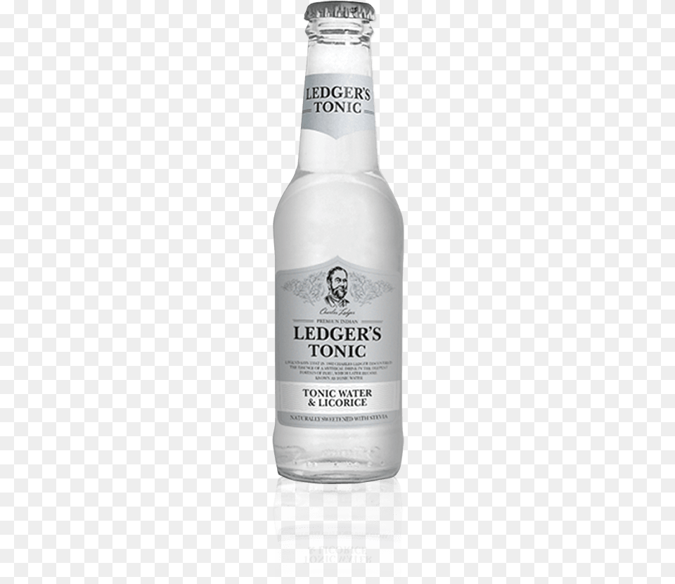 Tonic And Licorice Ledgers Tonic Water, Alcohol, Beer, Beverage, Bottle Png Image