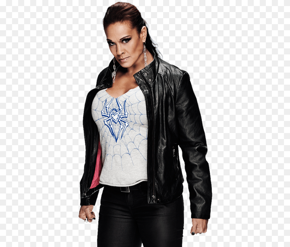 Tonight On Wwe Main Event As Announced By Vickie Guerrero Wwe Tamina Snuka Full, Clothing, Coat, Jacket, Adult Free Png