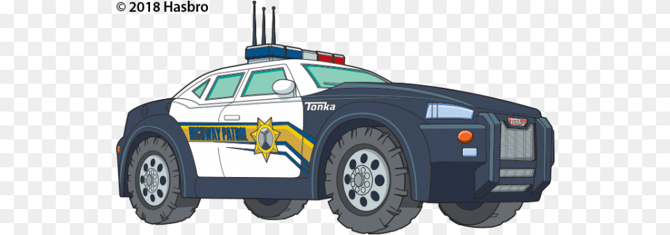 Tonka Police Car Temporary Tattoo Automotive Decal, Police Car, Transportation, Vehicle Png Image