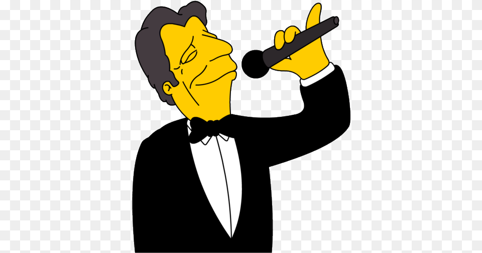 Tony Bennett Simpsons, Clothing, Formal Wear, Suit, Man Png Image