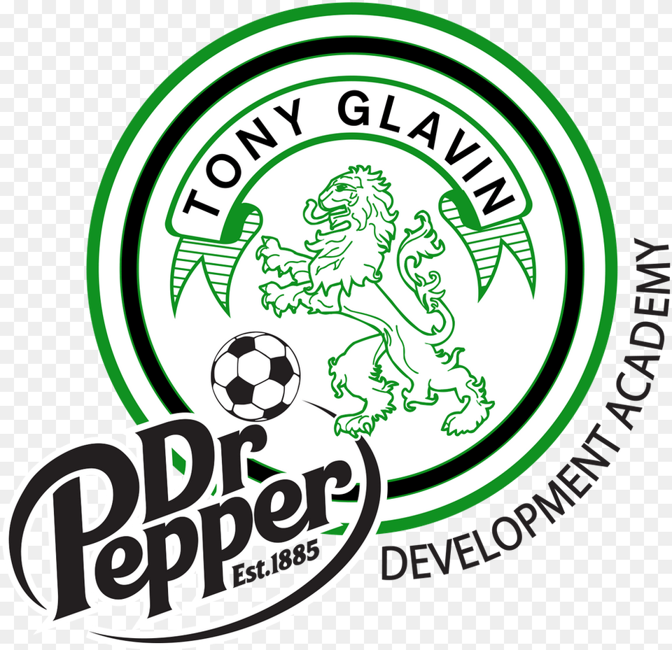 Tony Glavin Soccer Club Dr Pepper, Logo, Sport, Ball, Football Free Png Download