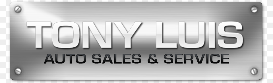 Tony Luis Auto Sales Amp Svc Graphics, License Plate, Transportation, Vehicle, Text Free Png Download