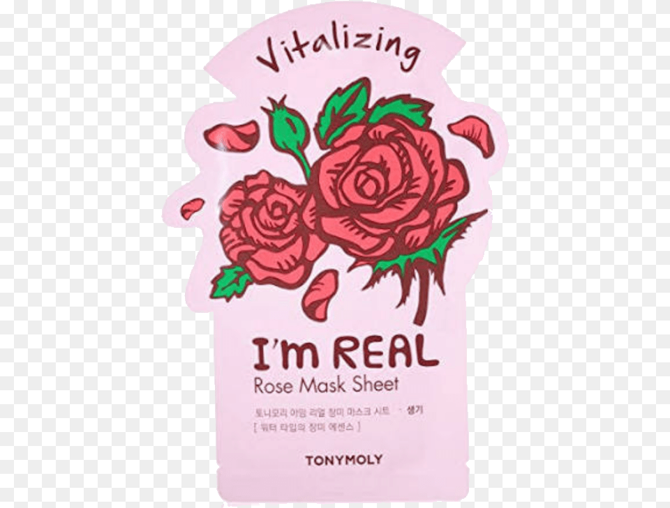 Tony Moly Im Real Rose Face Mask I M Real Face Mask, Flower, Plant, Envelope, Greeting Card Free Png