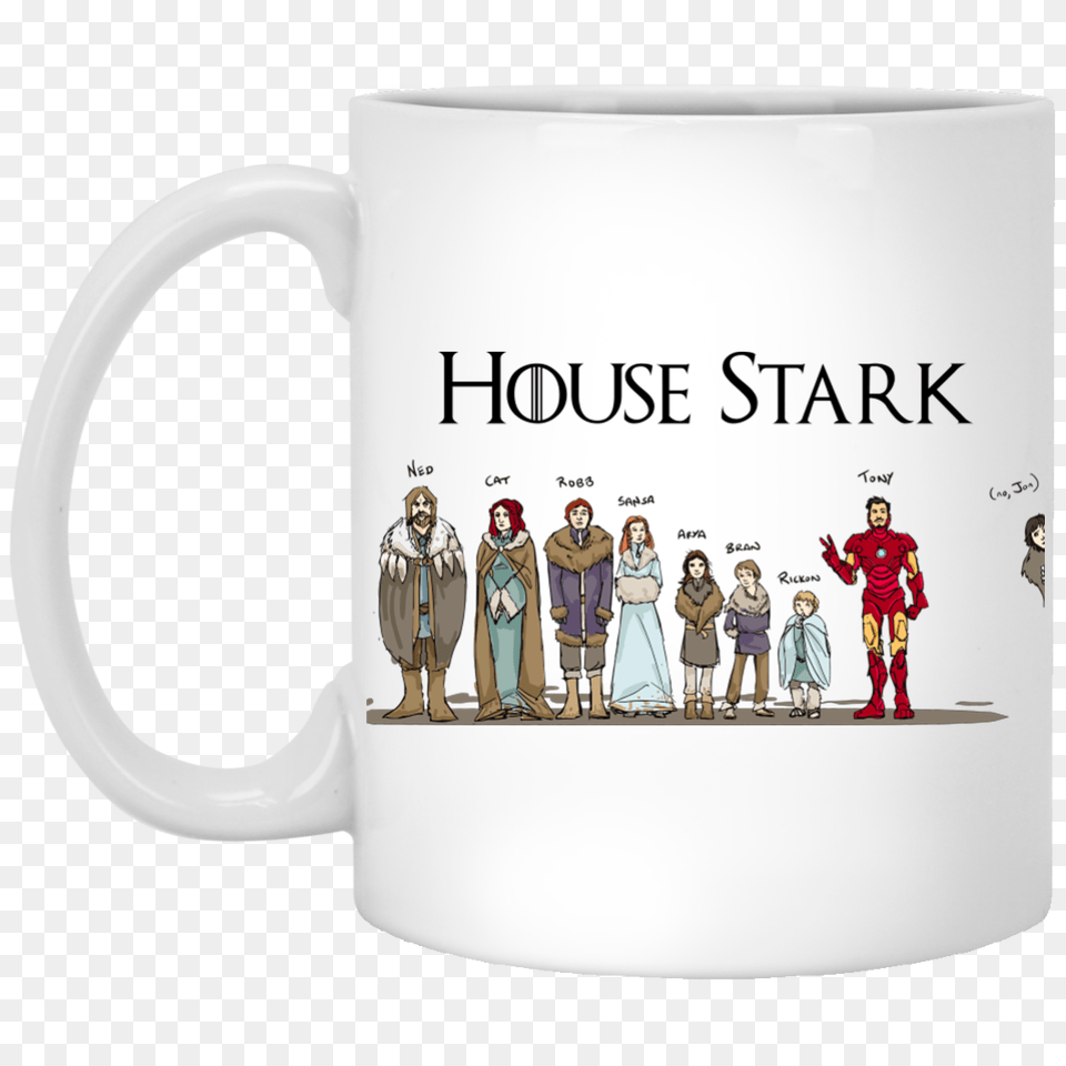 Tony Stark Game Of Thrones House Iron Man Coffee Mug, Cup, Person, Male, Adult Free Transparent Png