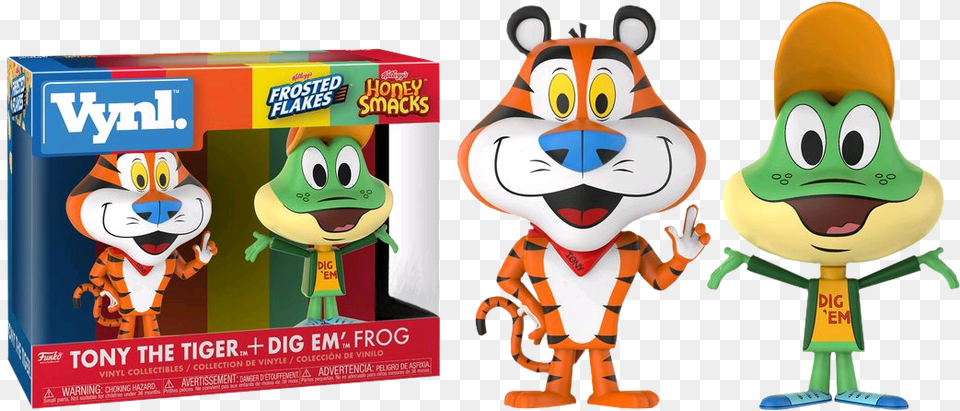 Tony The Tiger Amp Dig Em Frog Vynl Funko Vinyl Tony The Tiger, Toy, Baby, Person Free Png