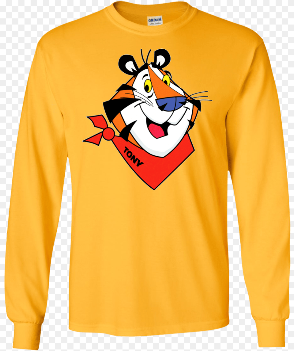 Tony The Tiger They 039 Re Ggggreat Tiger Shirt, Clothing, Long Sleeve, Sleeve, Knitwear Free Transparent Png