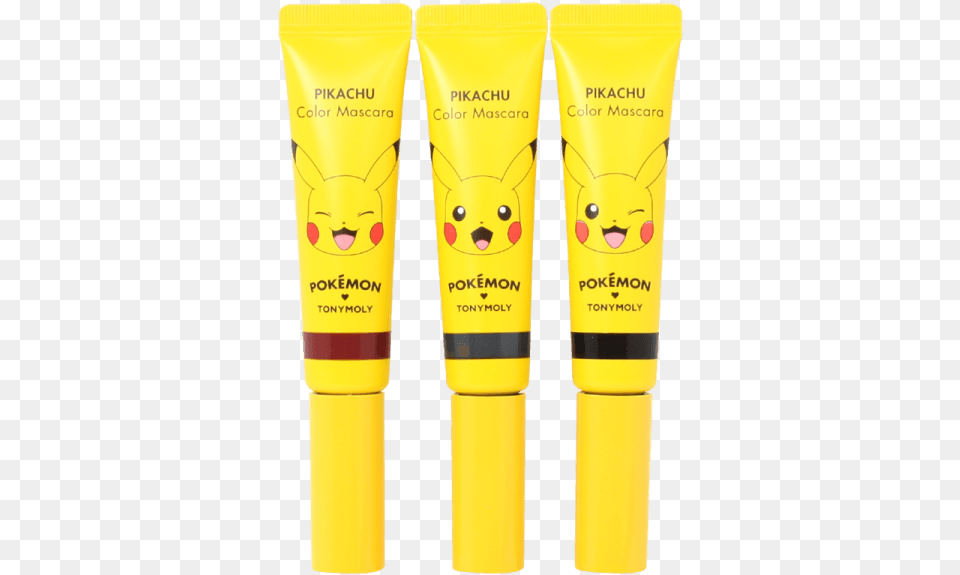 Tonymoly Tonymoly Holiday Edition Pokemon Pikachu Pokemon Tony Moly Gray Mascara, Bottle, Cosmetics, Sunscreen Free Png
