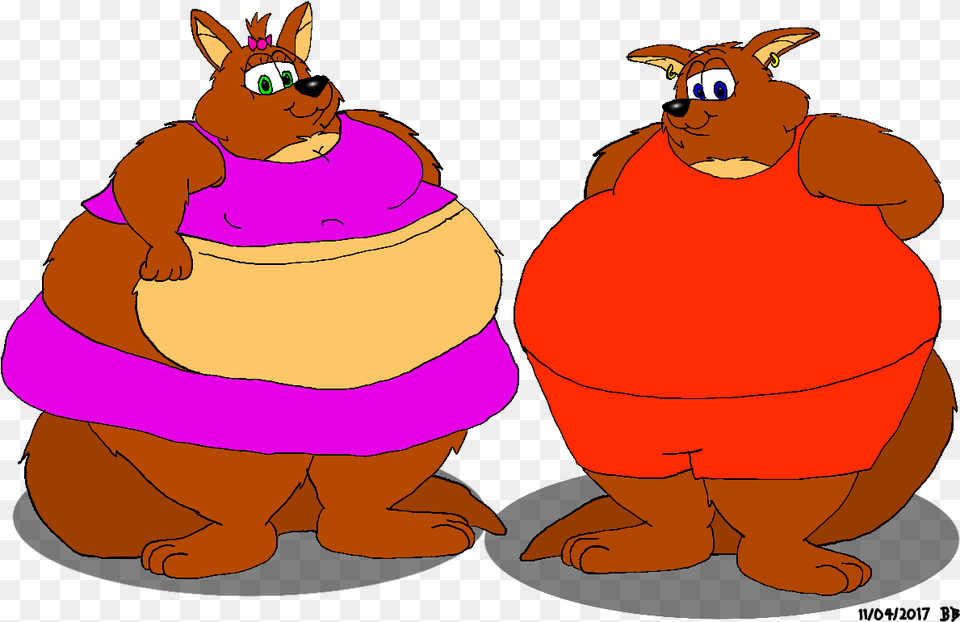 Too Big Kangaroos Cartoon, Baby, Person Free Png Download