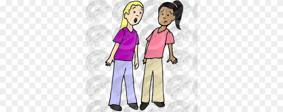Too Close Picture For Classroom Therapy Use, Walking, Book, Publication, Comics Free Png Download