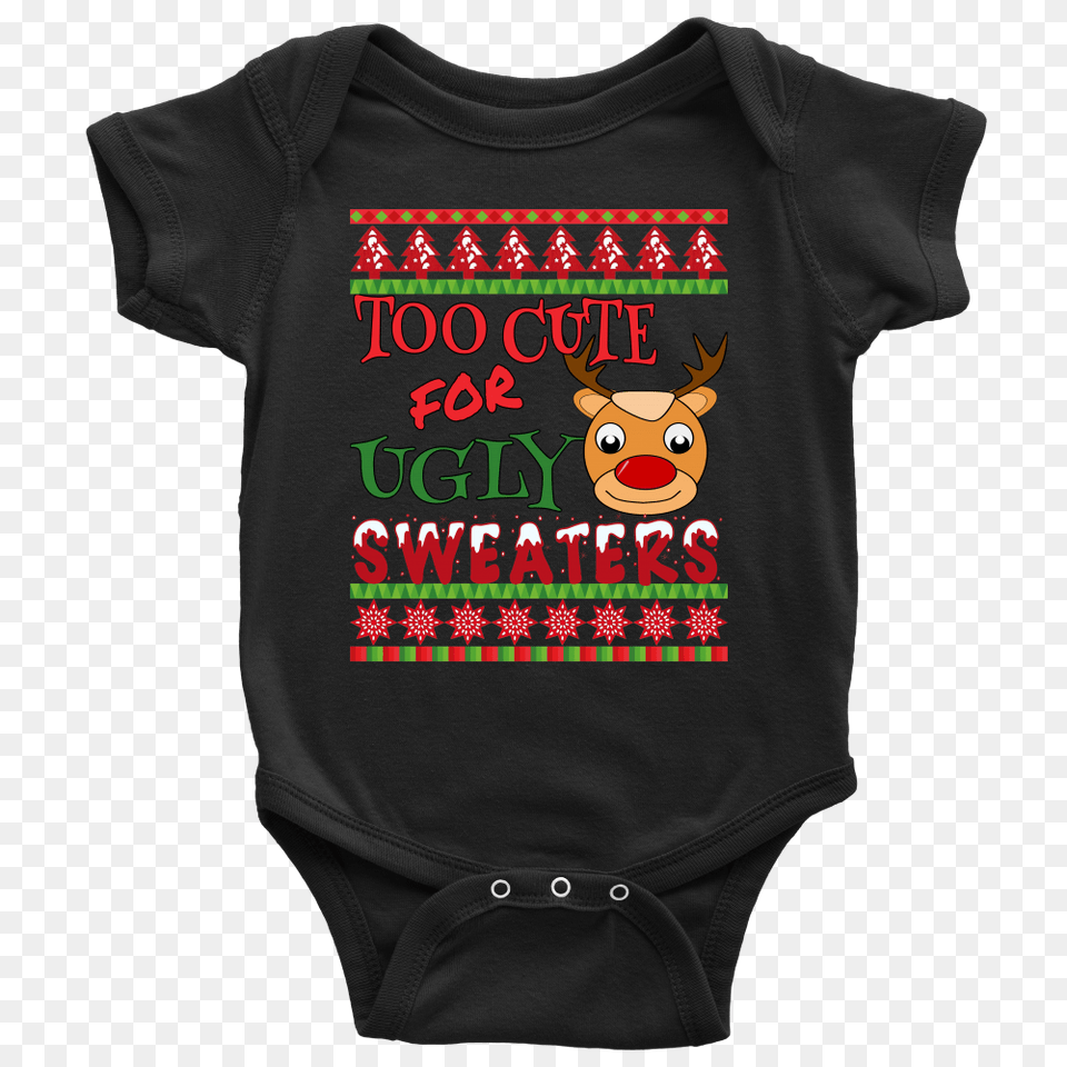 Too Cute For Ugly Sweaters, Clothing, T-shirt, Knitwear, Sweater Png Image