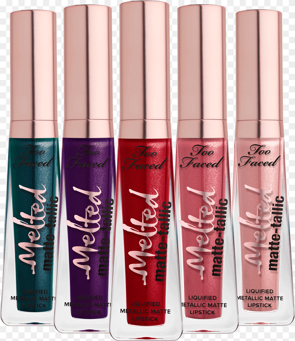 Too Faced Melted Matte Metallic Too Faced Melted Matte Tallics, Cosmetics, Lipstick Free Png
