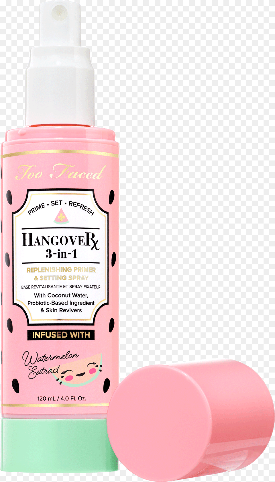 Too Faced Watermelon Collection, Cosmetics, Deodorant, Bottle, Perfume Png Image