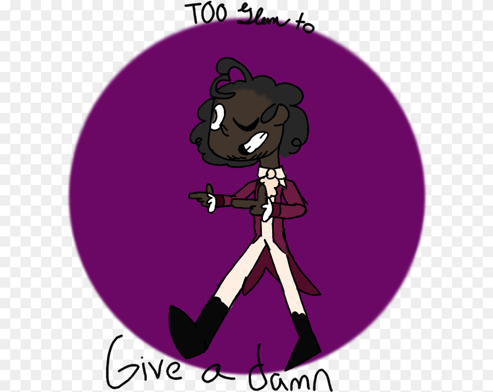 Too Glam To Give A Damn Lt3 Cartoon, Purple, Photography, Person, Baby Free Transparent Png