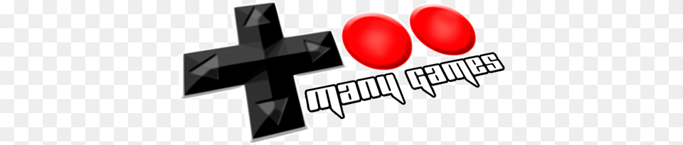 Too Many Games Logo Too Many Games, Symbol, Cross Free Png