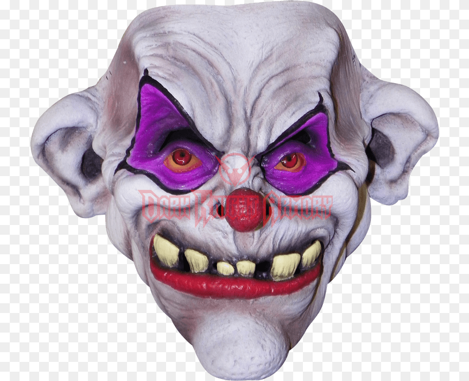 Toofy The Clown Halloween Face Mask Scary Clowns Of Death Clown, Baby, Person, Head, Performer Free Png Download