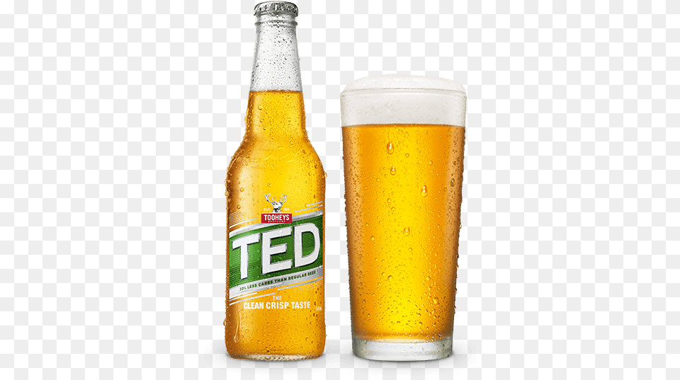 Tooheys Extra Dry Tooheys Extra Dry Ted, Alcohol, Beer, Lager, Glass Png Image