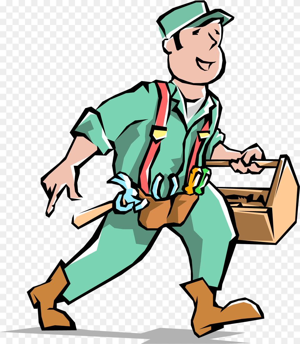 Tool Belt Maintenance Man Clipart, Baby, Person, Face, Head Png Image