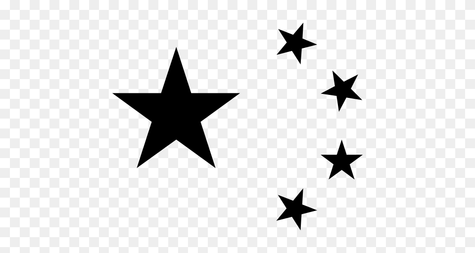 Tool Five Star Flag Stars Five Stars Hotel Icon With, Gray Free Transparent Png