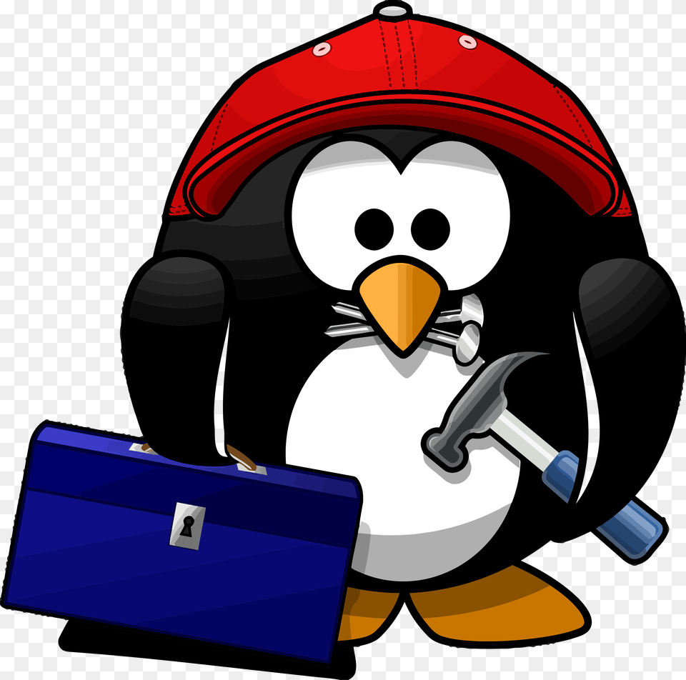 Toolbox Carpanter Penguen Clipart, Bag, Plant, Lawn Mower, Lawn Free Png Download