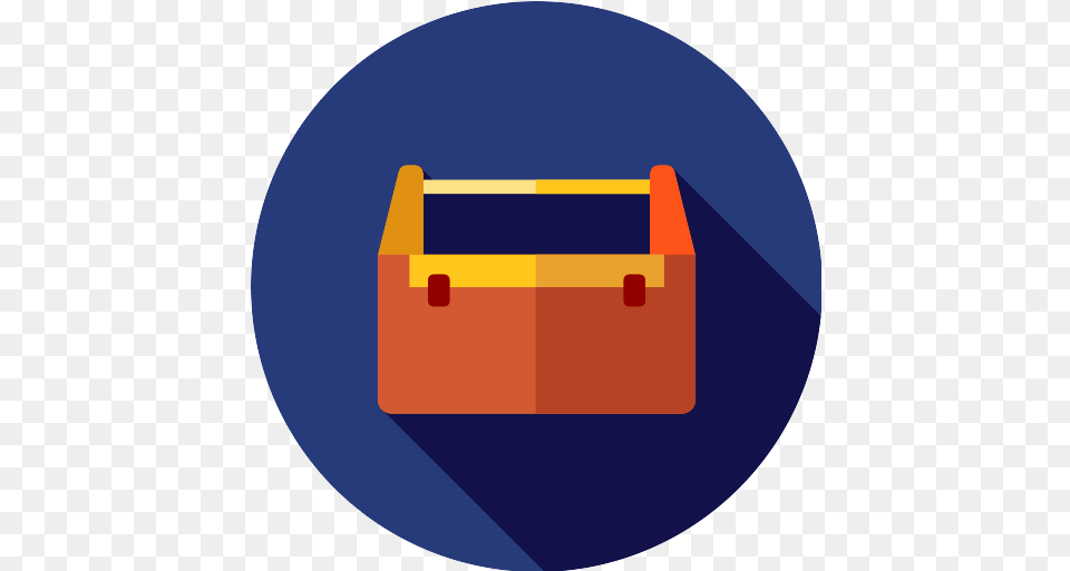 Toolbox Icon Circle, Treasure, Box, Disk Free Png Download